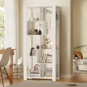 Oikiture Bookshelf Display Shelf Storage Cabinet Stand Organiser Bookcase