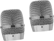 SUPVOX 2pcs Cordless Mic Mesh Grille Metal Mesh Head Replacement Part Bbs666 Compatible