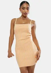 Tangy Good Days On My Mind Mini Dress