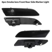 Gtinthebox Car Front / Rear Bumper Side Marker Light Housing Shells For Chrysler Crossfire 2004-2008 Turn Signal Light, No Bulb 4PC Front Rear