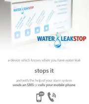 Water Leak Alarm Flood Detector Home Security Alert WaterLeakStop + Flow Sensor