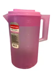 Rubbermaid Simply Pour 1 Gallon Container Purple with Purple Lid 11.25" Tall NEW