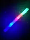 100 pc 18" Foam Sticks LED Flashing Glow Foam Sticks Light Up Wands DJ