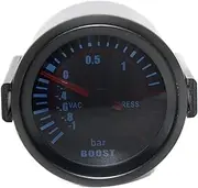 TYZYAGPGNL 2'' 52mm Universal Smoke Lens Turbo Boost Bar Gauge Meter + Gauge Holder Combination Automotive Voltage Boost Meter