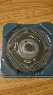 NOS Diablo/Xerox printer printwheel Pica 10 pitch