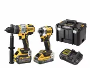 Brand NEW DeWALT 18V XR Premium 2 Piece Drill & Driver Kit with Carry Case 6.0Ah