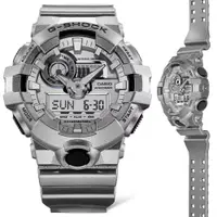 在飛比找蝦皮商城優惠-【CASIO 卡西歐】G-SHOCK 科幻未來 金屬銀 強悍