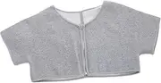 [Kisangel] Shoulder Vest Hiking Vest Shoulder Compression Sleeve Adjustable Shoulder Support Vest Shoulder Alignment Vest Women Shoulder Posture Corrector Snowboarding Vest Grey Spandex
