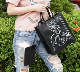 【COCO精品專賣】Givenchy 紀梵希 Stargate printed 小型小鹿斑比托特包 黑 現貨