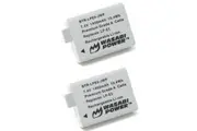 Wasabi Power Battery (2-Pack) for Canon LP-E5 and Canon EOS 450D, 500D, 1000D, Kiss F, Kiss X2, Kiss X3, Rebel XS, Rebel XSi, Rebel T1i