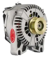 Powermaster 47781 200Amp Alternator Ford 4G Style Natural Finish