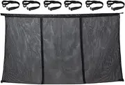 Pool Float Storage Net - Mesh Floats Organizer,Quick-Drying Large Anti-Sagging Toy Net for Pool Storage Backyard Poolside Organization Debris Removal Fence Party Cleanup