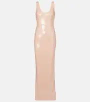 [The New Arrivals Ilkyaz Ozel] The New Arrivals Ilkyaz Ozel Manu sequined gown AU 14 pink