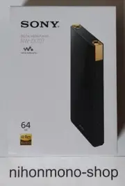 SONY WALKMAN NW-ZX707 64GB Hi-Res ZX Series Audio Player Black English Language