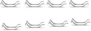 20Pcs Steel Leaf Springs Suspension for D12 B14 B24 B16 B36 RC Truck Car Upgrade Parts Accessories