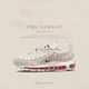 Nike Air Max 97 SE 女 米白 子彈 麂皮 串標LOGO 運動 休閒鞋 DC4013-001