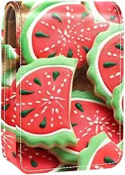 Makeup Organizer,Makeup Lipstick Case for Outside Mini Bag Travel Cosmetic Pouch,Cartoon Watermelon