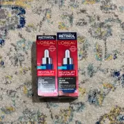 New 2-Pack L'Oreal Revitalift Derm Intensives Night Serum w Pure Retinol