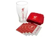 Liverpool FC Official Mini Bar Set (Red/White) (One Size)