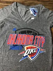 Adidas Womens NBA OKC Oklahoma City Thunder Basketball Shirt NWT Size Small