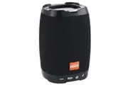 Laser Rechargeable 5W Bluetooth Wireless Speaker Portable w Phone Holder Black
