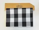 Black White Buffalo Table Runner 13" x 72" Kitchen Tableware Framhouse Decor