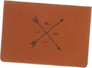 [PACKOVE] Men Simple PU Leather Passport Holder Wallet Travel Organizer with Multiple Card Slots for Office Parties and Daily Use Stylish and Durable Passport Cover for Men