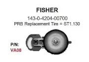 PRB VA08 VCR Idler For Fisher: 143-0-4204-00700 VA-08