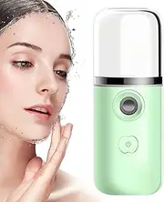 Face Steamer,Hydrating Handy Handheld Nano Facial Mist Sprayer - Facial Steamer for Cleansing, Hydration, Rejuvenation Compact Travel Skin Care Solution Hixip