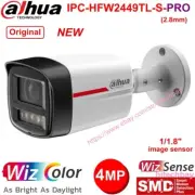 Dahua 4MP WizColor IPC-HFW2449TL-S-PRO WizSense Bullet Camera PoE Built-in Mic