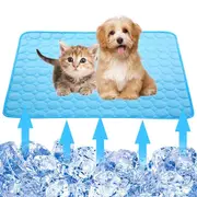 Washable Dog Cooling Mat Ice Silk Pet Self Cooling Pad