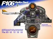 F106 DELTA DART COCKPIT instrument panel CDkit