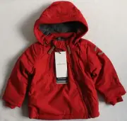 MIKK-Line Baby Size 92 (24M) Nylonwear Waterproof Winter Jacket Pompeian Red