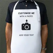 Custom White Apron