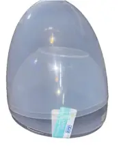 Easter Large Clear Plastic Egg Container, 12 in, by Way To Celebrate