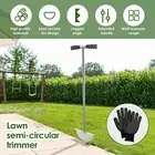 Lawn Edger Manual Half Moon Edging Shovel 37inch Long Handle Garden Lawn Shlgu
