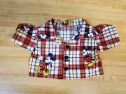 DISNEY PLAID MICKEY MOUSE SHIRT for 16" 17" CPK Cabbage Patch Kids