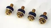 Longacre LON52-50265 (4-Pack) Valve Stem Inner Mount Bolt-On Brass