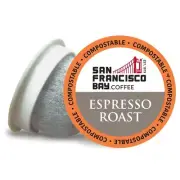 San Francisco Bay Compostable Coffee Pods - Espresso Roast 120 Ct K Cup Compa...