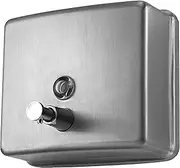 Commercial Soap Dispenser Wall Mount - Extra Large 46 oz. Capacity, Industrial Grade, Stainless Steel Bathroom Hand Soap Dispenser with Corrosion Proof Lining and Anti-Leak Pump by EnBath