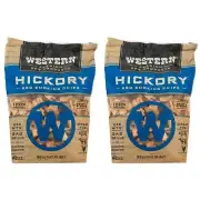 Hickory Wood Chips for Grilling BBQ Smoking Flavor 2 Bags Perfect for All Meats