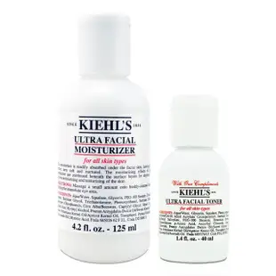 【Kiehl’s 契爾氏】冰河保濕乳液125ml贈冰河保濕機能水40ml(百貨專櫃貨)