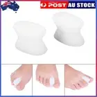 1 Pair Silicone Toe Separators Overlap Toe Divider Hallux Corrector (M)