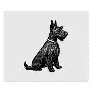 2 x 'Scottish Terrier' Microfibre Lens / Glasses Cleaning Cloths (LC00028415)