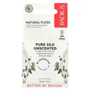 RADIUS, Natural Floss, Pure Silk, Unscented, 33 yds (30 m)