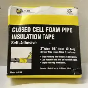 K-Flex Closed Cell Foam Pipe Insulation Tape 2” Wide 1/8” Thick 30” Long