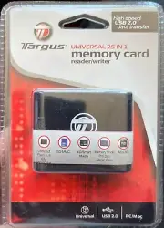 Targus Universal 32 in 1 Memory Card USB 2.0 Data Reader/Writer TGR-CRD25