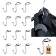 Koobay Clothes Hanger Connector Hooks, 36PCS, Space Saving Mini Extender, Cas...