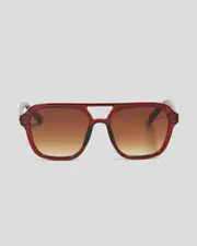 [Carve] Carve Women's Londyn Sunglasses in Crystal Peacan/Brown Gradient One Size Crystal Peacan/Brown Gradient