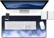 Large Gaming Mouse Pad Mat Non-Slip Rubber Base with Stitched 11.8x23.6 Inches L